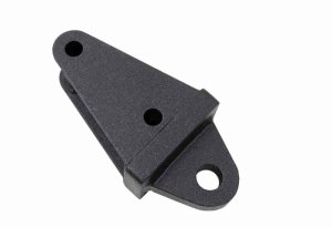 Jeep Wrangler Unlimited JKU Bumper D-Ring Mount - Rear - Fishbone Offroad - Frame Horn - Black - `07-`18